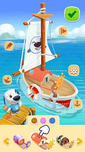 My Talking Hank: Islands ডাউনলোড করুন – সেরা ভার্চুয়াল পেট গেম - Screenshot 6