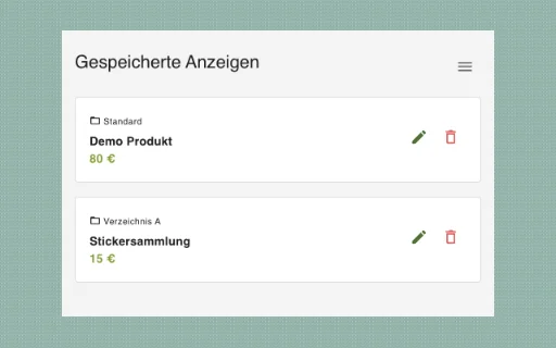 Kleinanzeigen Tool ডাউনলোড করুন – দ্রুত বিজ্ঞাপন পোস্ট করুন - Screenshot 2