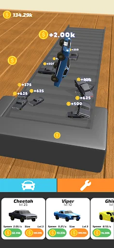 Idle Treadmill 3D ডাউনলোড করুন – মজার কার ক্র্যাশ গেম ফ্রি - Screenshot 2