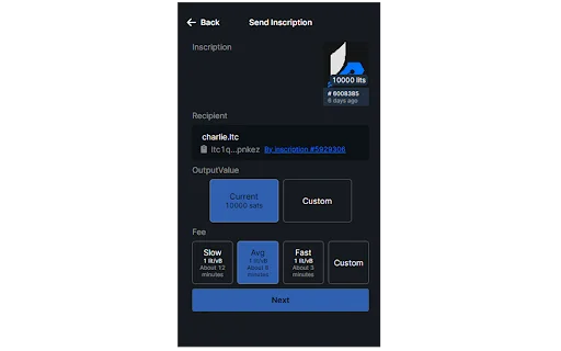 Litescribe Wallet ডাউনলোড করুন – Litecoin Ordinals এর সেরা ওয়ালেট - Screenshot 2