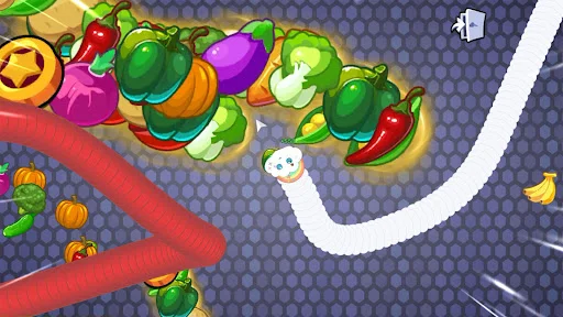 Worms Merge-io গেমটি ডাউনলোড করুন – সেরা স্নেক গেম খেলুন - Screenshot 12