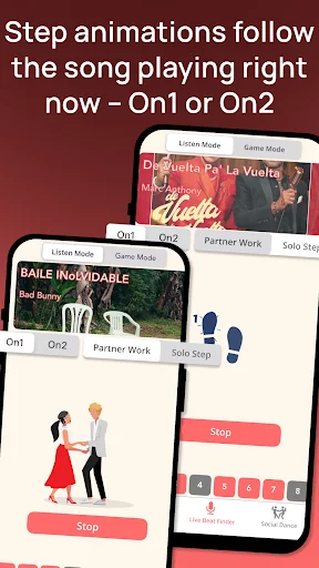 Dancetime – Salsa Beat Finder ডাউনলোড করুন – সেরা ড্যান্স অ্যাপ - Screenshot 2