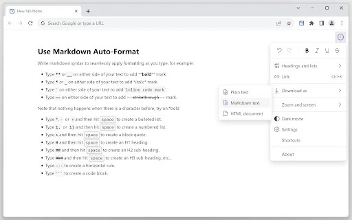 Notes – Quick Tab Notepad ডাউনলোড করুন – সেরা নোটবুক এক্সটেনশন - Screenshot 4