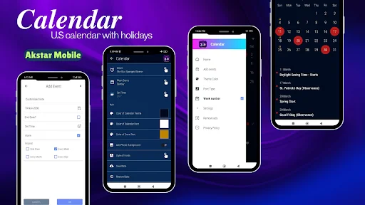 US Calendar 2026 ডাউনলোড করুন – ছুটির দিন ও রিমাইন্ডার সহ - Screenshot 12