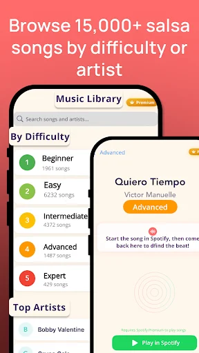 Dancetime – Salsa Beat Finder ডাউনলোড করুন – সেরা ড্যান্স অ্যাপ - Screenshot 4