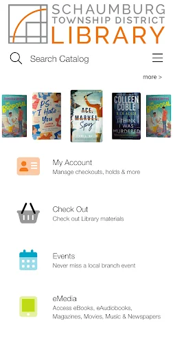 Schaumburg Library অ্যাপ ডাউনলোড করুন – লাইব্রেরি সেবা এখন হাতের মুঠোয় - Screenshot 1