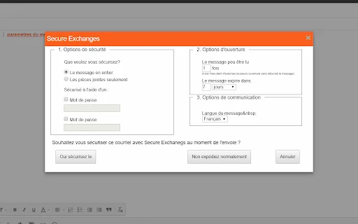 Secure Exchanges for Gmail ডাউনলোড করুন – শক্তিশালী এনক্রিপশন - Screenshot 2